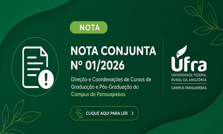 NOTA À COMUNIDADE UFRA PARAUAPEBAS Nº 01/2026